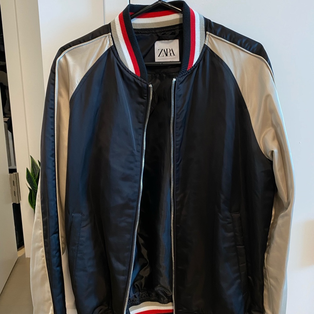 Men’s Zara bomber jacket